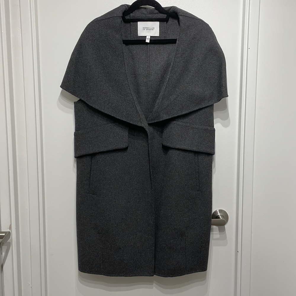 10 Crosby Derek Lam Gray Coat - Picture 6 of 11
